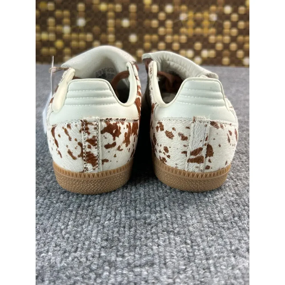 Adidas Samba LT W Cow Print Pony Hair Mary Jane Shoes Women's 5.5 - Picture 3 of 11